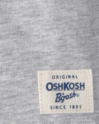Baby Boy Short-Sleeve Henley T-Shirt - Heathered Grey, image 2 of 3 slides