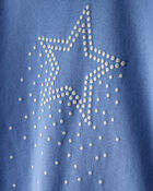 Girls Star Shine Sweatshirt & Pant Set - Blue, image 3 of 4 slides