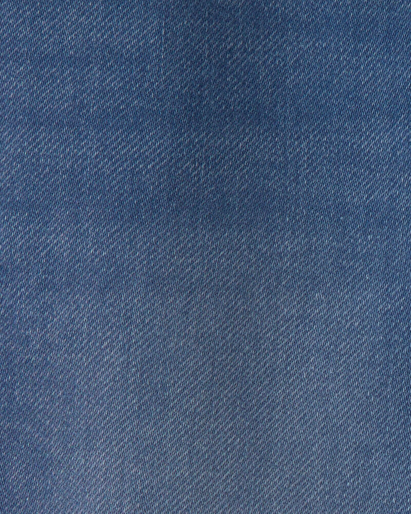 Baby Girl Drawstring Wide-Leg Jeans - Dark Wash, image 3 of 4 slides