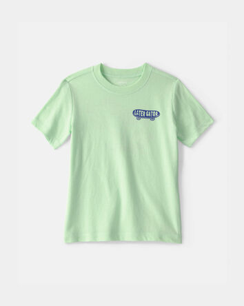 Tout-petit - T-shirt imprim&eacute; de skateboard 'Later Gator' - Vert, 