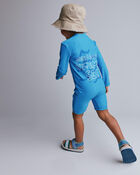 Tout-petit gar&ccedil;on - Maillot dermoprotecteur 1 pi&egrave;ce &agrave; manches longues &laquo;Vitamin Sea&raquo; - Turquoise, image 4 sur 7 diapositives