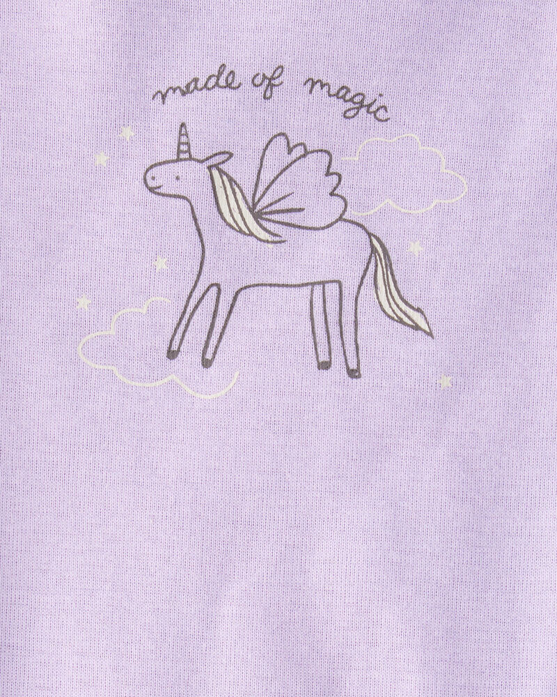 Baby 3-Piece Fantasy Print Little Jacket Set - Cream/Purple, image 3 of 4 slides