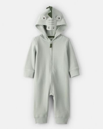 B&eacute;b&eacute; gar&ccedil;on - Combinaison &agrave; manches longues et capuchon isotherme Alligator&nbsp;&ndash; Vert, 