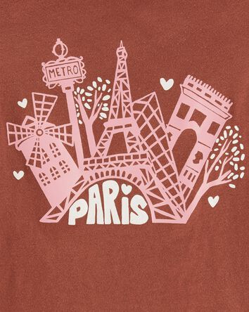 Paris Jersey Graphic Tee, 