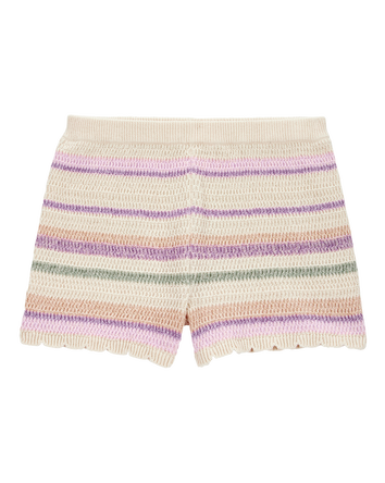Enfant Short en tricot à rayures, 