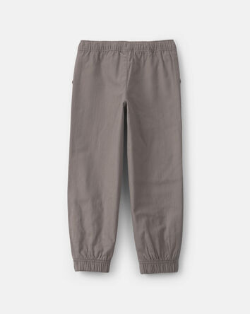 Boys Twill Joggers - gray, 