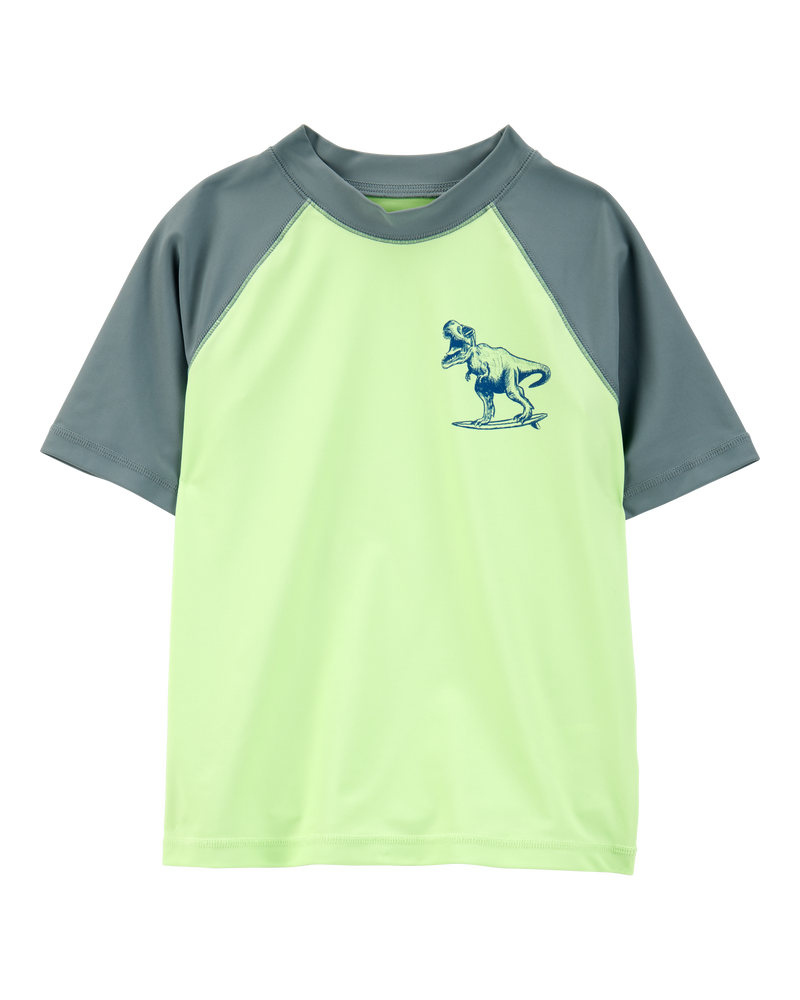 Kid 2-Piece Dinosaur Rashguard & Swim Trunk Set, image 2 of 8 slides