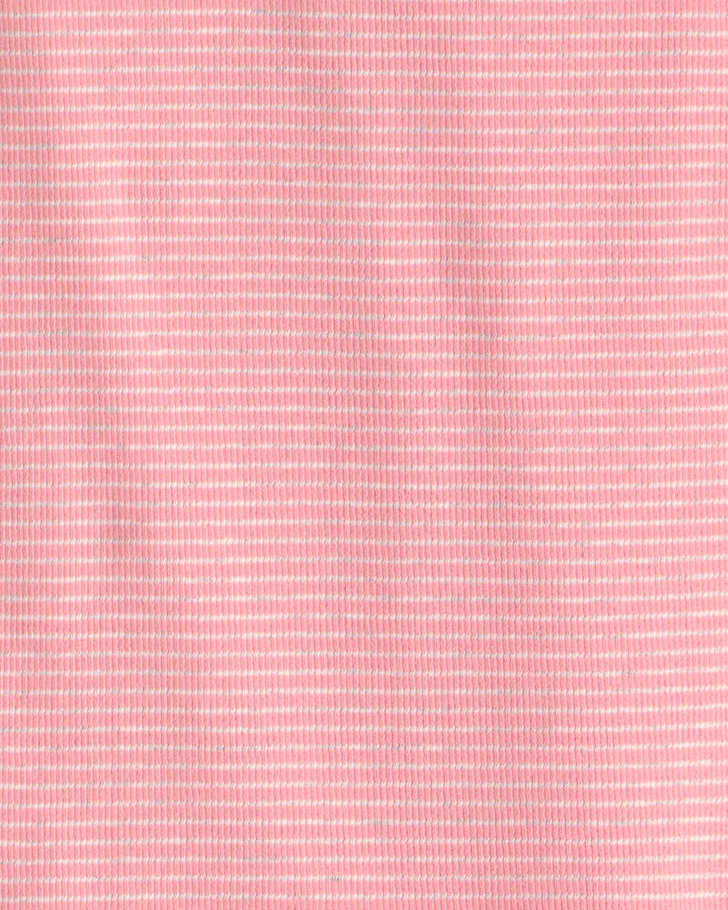 Girls 2-Piece Organic Cotton Ribbed Pyjama, image 3 of 4 slides