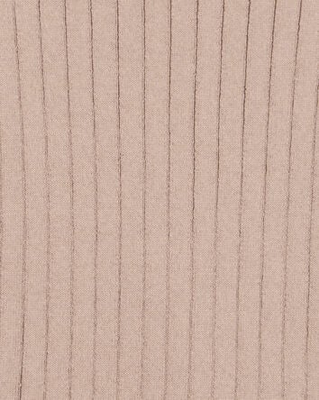 Kid Ribbed Long-Sleeve Sweater - Brown, 