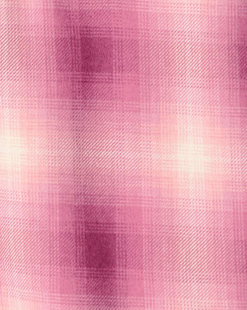Toddler Girl Plaid Long-Sleeve Top - Pink, 