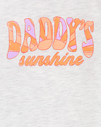 T-shirt imprimé Daddy’s sunshine, 