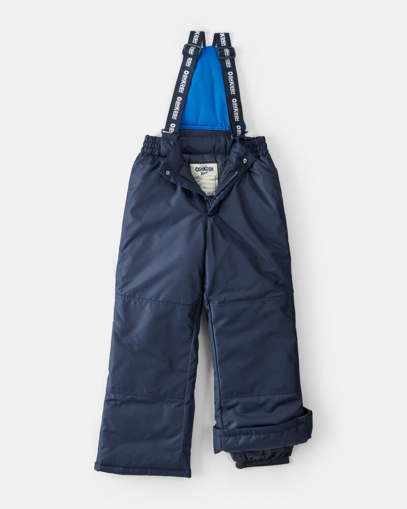 Boys 2-Piece Taslan Color Block Snowsuit Set - Blue, image 5 of 13 slides