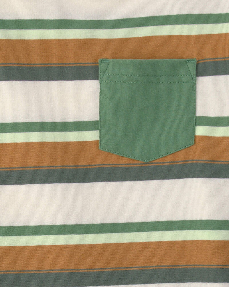 Boys Striped Long-Sleeve T-Shirt- Multi, image 2 of 3 slides