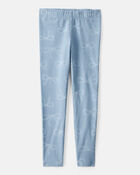 Kid Bow Print Leggings, image 1 of 4 slides
