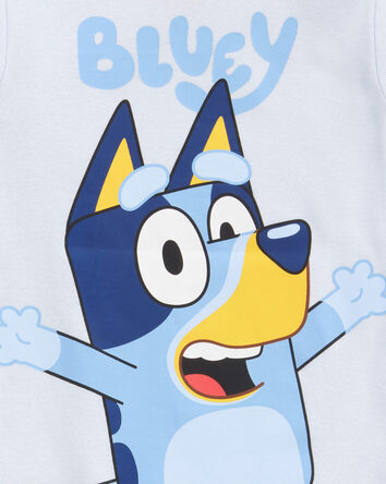 Tout-petit gar&ccedil;on - Pyjama 2 pi&egrave;ces en coton ajust&eacute; imprim&eacute; de Bluey - Bleu, 