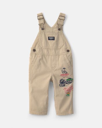 Baby Train Overalls - Khaki, 
