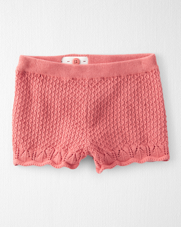 Toddler 2-Piece Organic Cotton Crotchet Knit Set, 