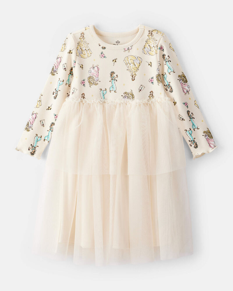 Toddler Disney Princess Long-Sleeve Tutu Dress, image 1 of 4 slides