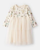Toddler Disney Princess Long-Sleeve Tutu Dress, image 1 of 4 slides