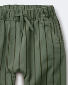 Tout-petit gar&ccedil;on - Pantalon tout-aller &agrave; rayures - Vert olive, image 5 sur 5 diapositives