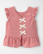Toddler Girl 2-Piece Top & Short Set Made with Organic Cotton, image 2 of 6 slides