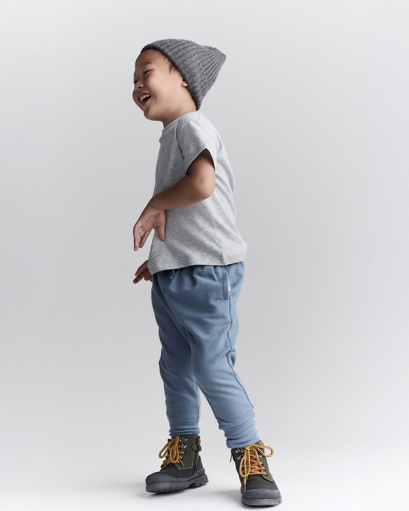 Toddler Short-Sleeve Relaxed Graphic Tee - Heather Grey, image 5 of 6 slides