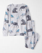 Toddler Organic Cotton Pyjamas in Midnight Forest Print, image 1 of 4 slides
