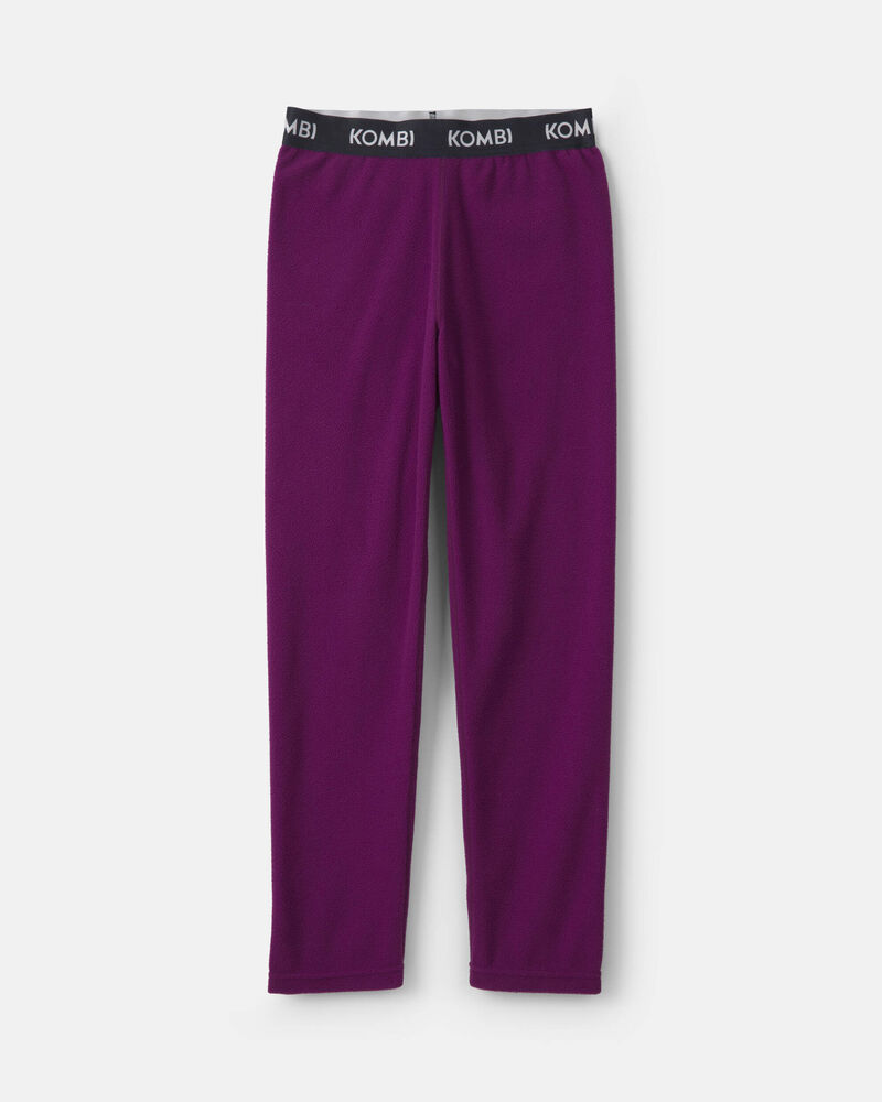Girls Kombi Base Layer Fleece Bottom - Berry, image 1 of 3 slides
