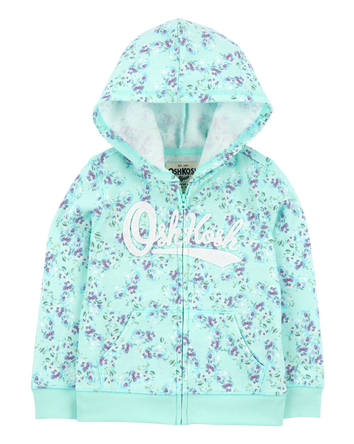 Baby Floral Print OshKosh Jacket - Blue, 