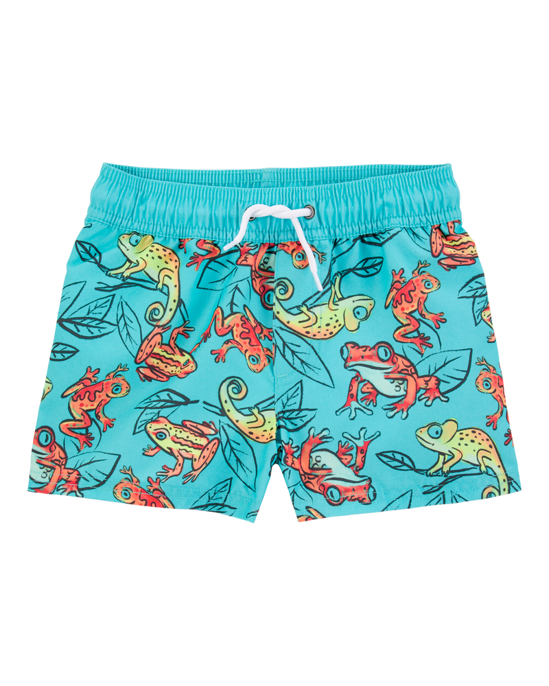 Toddler Iguana Swim Trunks, image 1 of 4 slides