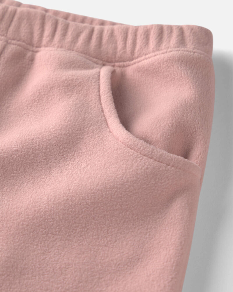 Toddler Girl 2-Piece Recycled Microfleece Top & Pant Set, image 2 of 4 slides
