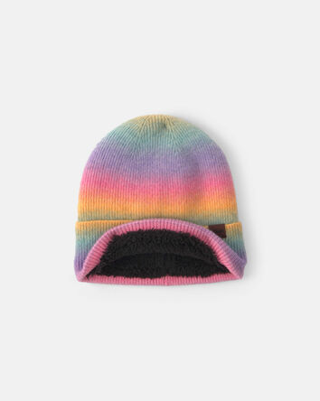 Girls Kombi Rainbow Beanie Hat - Multi, 