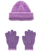 Ensemble bonnet et gants, image 2 sur 2 diapositives