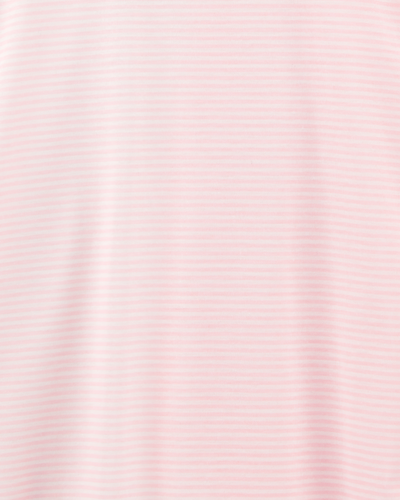 Filles - Emballage de 2 robes de nuit à rayures - Rose, image 2 sur 4 diapositives