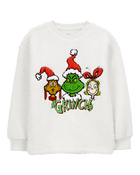 Kid Grinch Fuzzy Pullover, image 1 of 3 slides