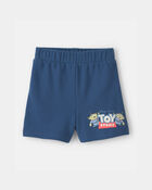 Tout-petit gar&ccedil;on - Short en jersey bouclette &agrave; motif Pixar&copy; Toy Story - Bleu marine, image 1 sur 3 diapositives