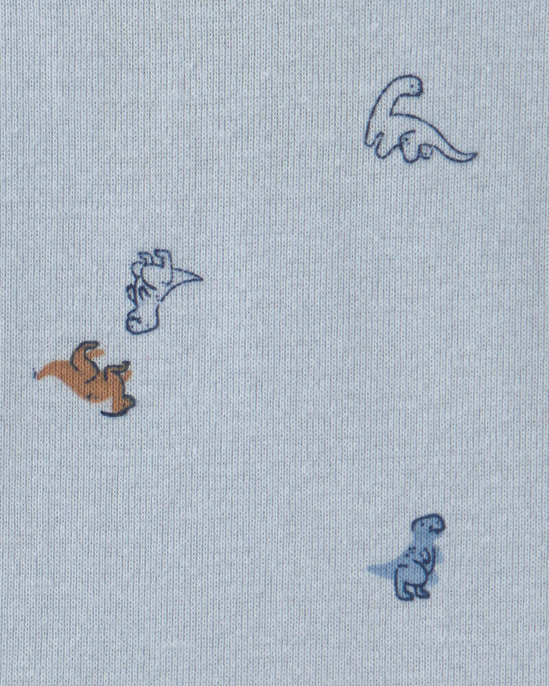 Baby Boy 4-Pack Dinosaur Long-Sleeve Bodysuits, image 4 of 6 slides