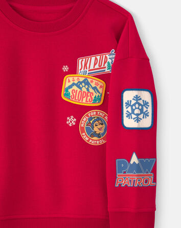 Tout-petit gar&ccedil;on - Chandail Pat&rsquo; Patrouille de No&euml;l - Rouge, 