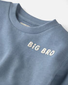Tout-petit gar&ccedil;on - Chandail en coton biologique &laquo;Big Bro&raquo;, image 3 sur 4 diapositives