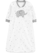 Elephant Fleece Sleep Bag, image 1 of 2 slides
