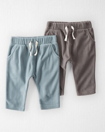  Simple Joys by Carter's Baby Boys 4-Pack Fleece Pants,  Brown/Dark Grey/Light Grey Bear Print/Navy, Preemie: Clothing, Shoes &  Jewelry