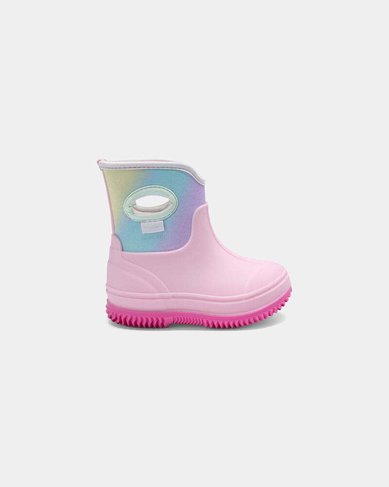 Toddler Girl Mounty Neoprene Snow Boots - Pink, image 5 of 7 slides