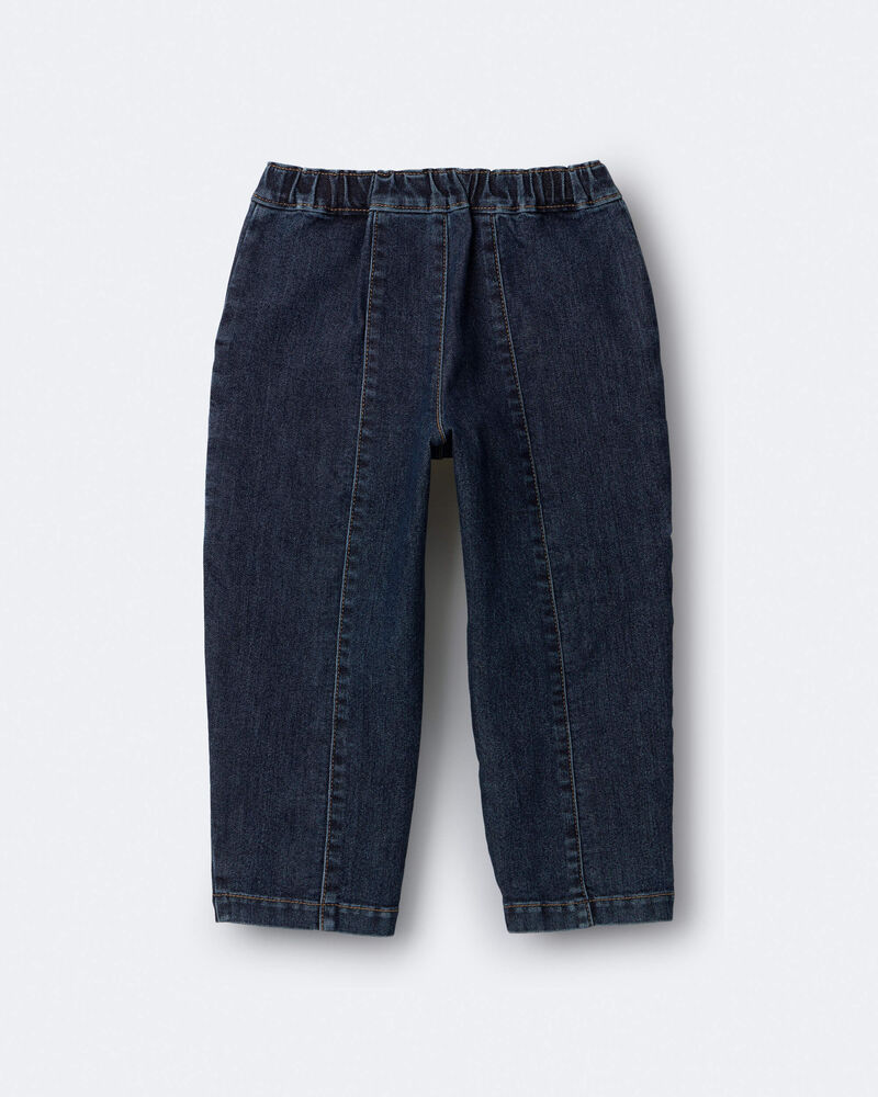Tout-petit - Pantalon &agrave; poches en denim - Bleu, image 6 sur 7 diapositives
