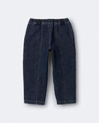 Tout-petit - Pantalon &agrave; poches en denim - Bleu, image 6 sur 7 diapositives