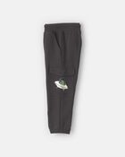 Pantalon de jogging cargo en jersey bouclette pour tout-petit - Gris, image 4 sur 5 diapositives