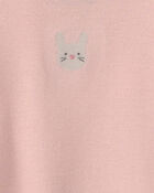 Baby Girl 6-Pack Bunny Long-Sleeve Bodysuits - Pink/Ivory, image 2 of 8 slides