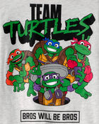 Boys Ninja Turtles Graphic Tee - Grey, image 4 of 4 slides
