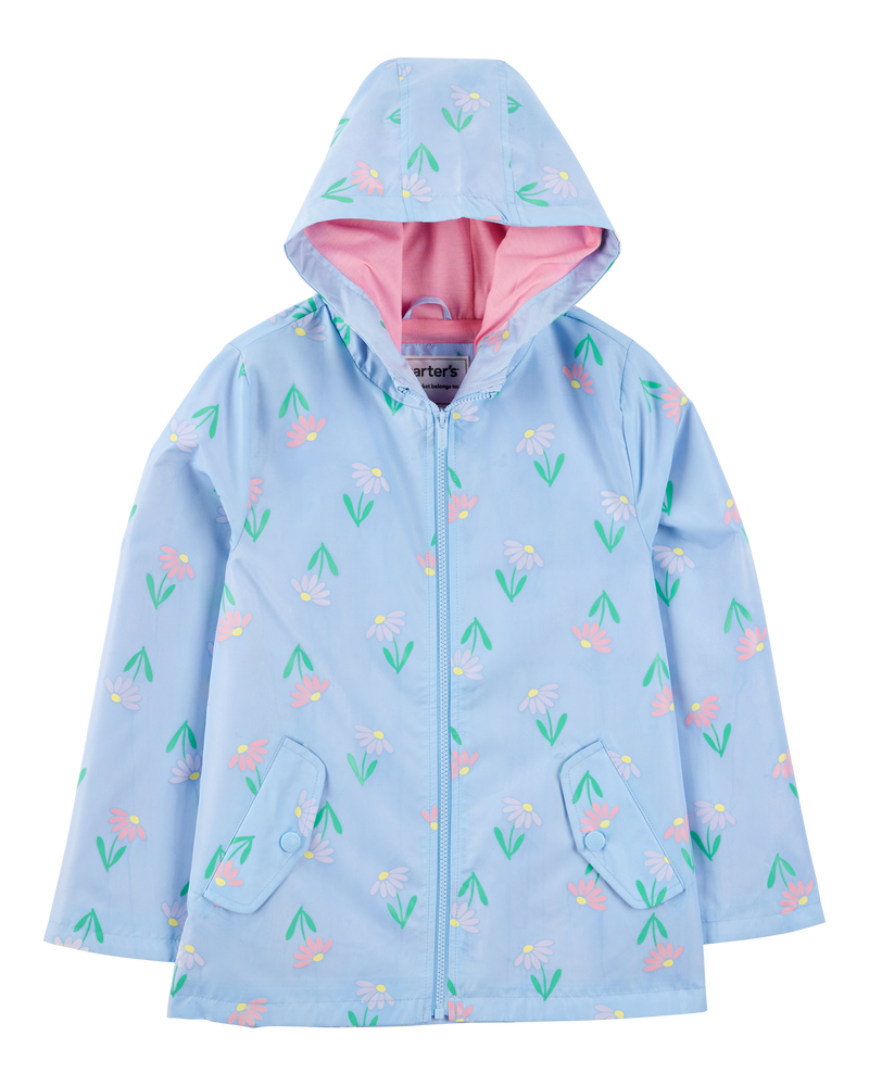 Colour Changing Rain Jacket - Blue, image 3 of 6 slides