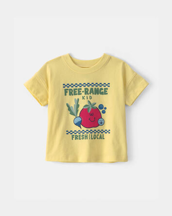 Baby Farmers Market Graphic Tee - Yellow, 