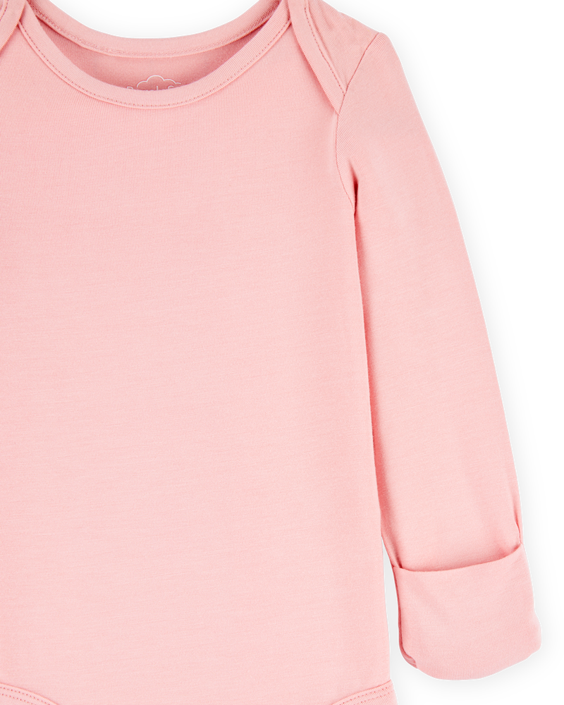 Baby Girl 2-Pack Long-Sleeve Bodysuits, image 3 of 7 slides